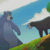 Bagheera And Baloo Diamond By Numbers