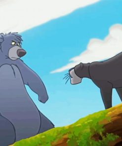 Bagheera And Baloo Diamond By Numbers