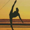 Beach dancer silhouette Diamond Paints