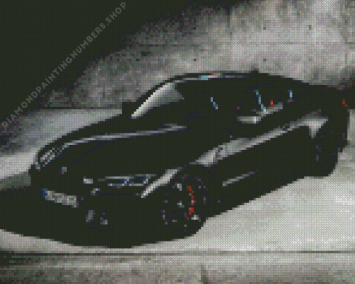 Black Matt BMW M4 Car Diamond Paints