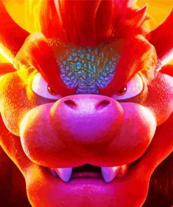 Close up Bowser Diamond Paintings