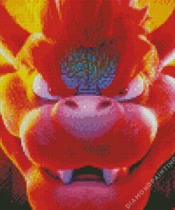 Close up Bowser Diamond Paintings