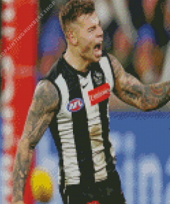 Collingwood Australian FC Player Diamond Paints