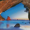 Cthedral Cove Coromandel Diamond Paintings