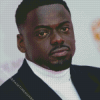 Daniel Kaluuya british actor Diamond With Numbers