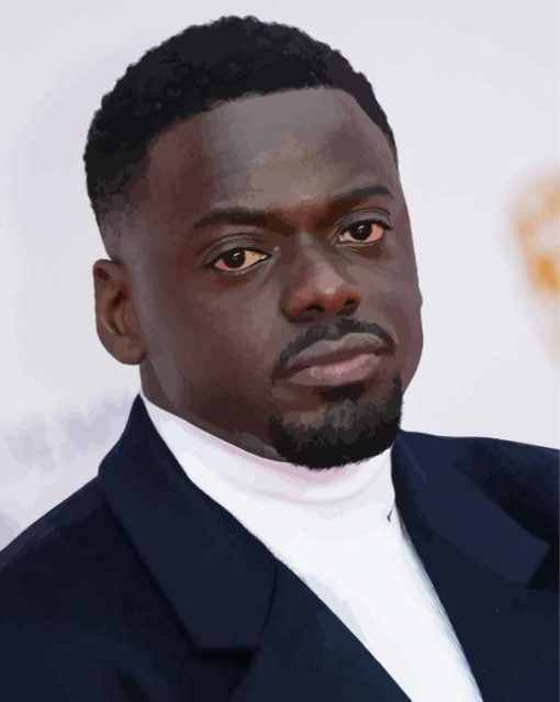 Daniel Kaluuya british actor Diamond With Numbers