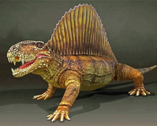 Dimetrodon Animal Diamond By Numbers