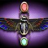 Egyptian Scarab Beetle Art Diamond By Numbers