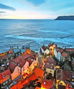 England robin hood bay village Diamond By Numbers