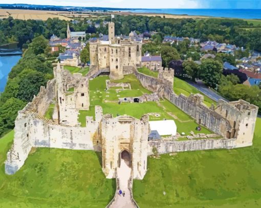 England warkworth Castle Diamond Paintings