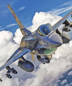 General Dynamics F 16 Fighting Falcon Diamond Paints