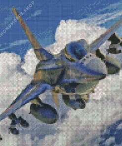 General Dynamics F 16 Fighting Falcon Diamond Paints