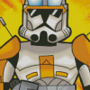 Illustration Commander cody Diamond Paintings