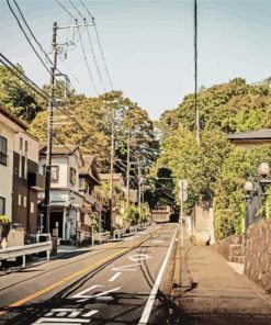 Kamakura City Streets Diamond Paintings