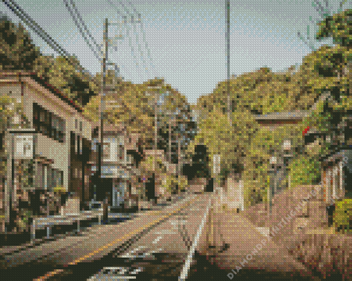 Kamakura City Streets Diamond Paintings