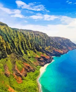 Kauai hawaii island Diamond By Numbers