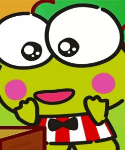 Keroppi Surprised Diamond Paintings