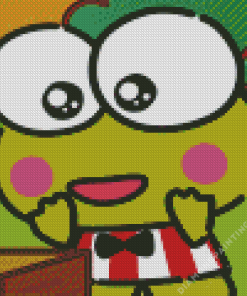 Keroppi Surprised Diamond Paintings