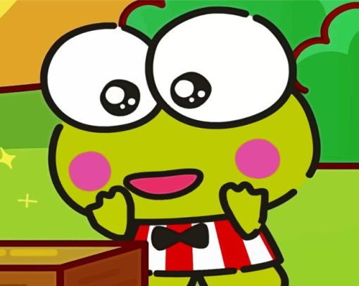 Keroppi Surprised Diamond Paintings