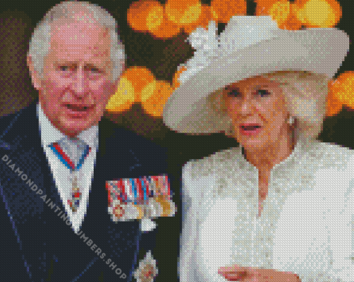 King Charles and Queen Camilla Diamond Paints