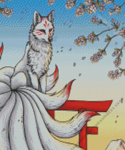 Kitsune aart Diamond Paintings