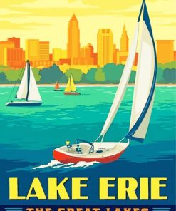 Lake erie Diamond By Numbers