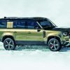 Land rover jeep in snow Diamond By Numbers