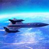 Lockheed SR 71 Blackbird Diamond Paintings