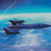 Lockheed SR 71 Blackbird Diamond Paintings