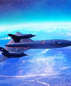 Lockheed SR 71 Blackbird Diamond Paintings