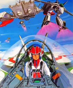 Macross Anime Diamond Paintings