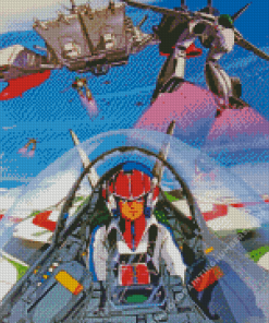 Macross Anime Diamond Paintings