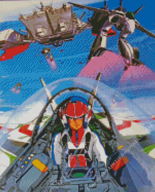 Macross Anime Diamond Paintings