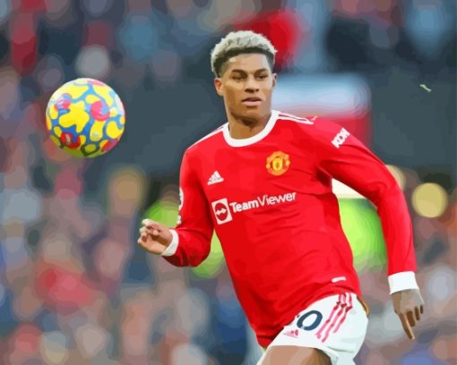 Marcus rashford football player Diamond Paints