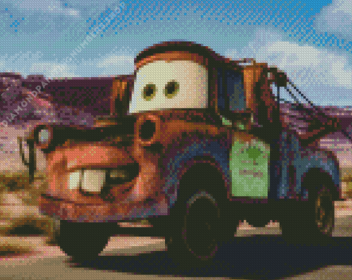 Mater on the Road Diamond Paints