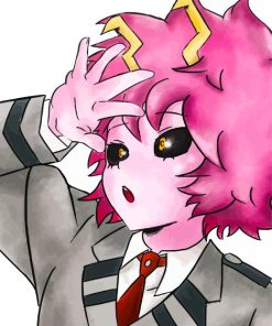 Mina Ashido Anime Girl Art Diamond By Numbers