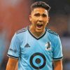 Minnesota United FC Team Player Diamond By Numbers