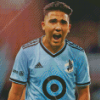 Minnesota United FC Team Player Diamond By Numbers