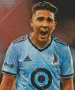 Minnesota United FC Team Player Diamond By Numbers