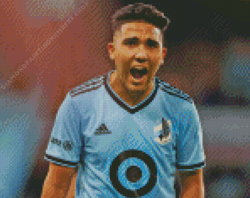 Minnesota United FC Team Player Diamond By Numbers