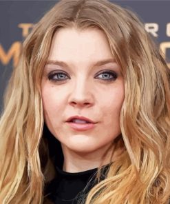 Natalie Dormer Actress Diamond With Numbers