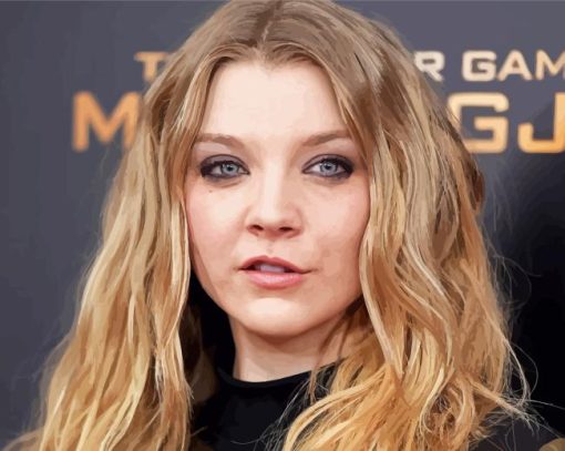 Natalie Dormer Actress Diamond With Numbers