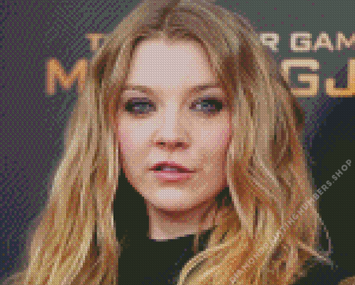 Natalie Dormer Actress Diamond With Numbers