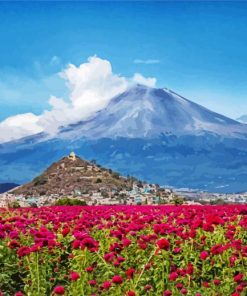 Popocatepetl Stratovolcano Diamond Paintings