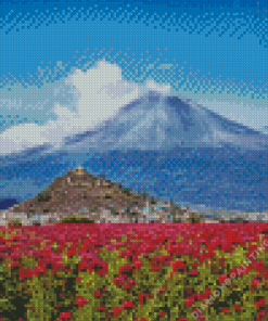 Popocatepetl Stratovolcano Diamond Paintings