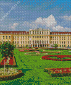 Schloss Schoenbrunn in Vienna Diamond By Numbers