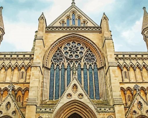 St albans cathedral building Diamond By Numbers