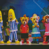 The Bananas in pajamas Diamond Paints