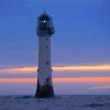 The Bell Rock Arbroath Lighthouse Diamond With Numbers