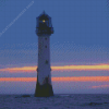 The Bell Rock Arbroath Lighthouse Diamond With Numbers